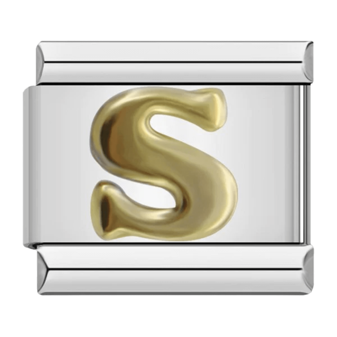 Letter (S) — Silver [ref:50487417176342]
