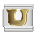 Letter (U) — Silver [ref:50487418552598]