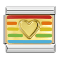 Rainbow Heart — Silver [ref:50487450239254]