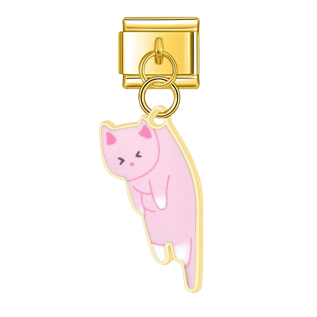 Dangling Pink Kitten [ref:50487459545366]