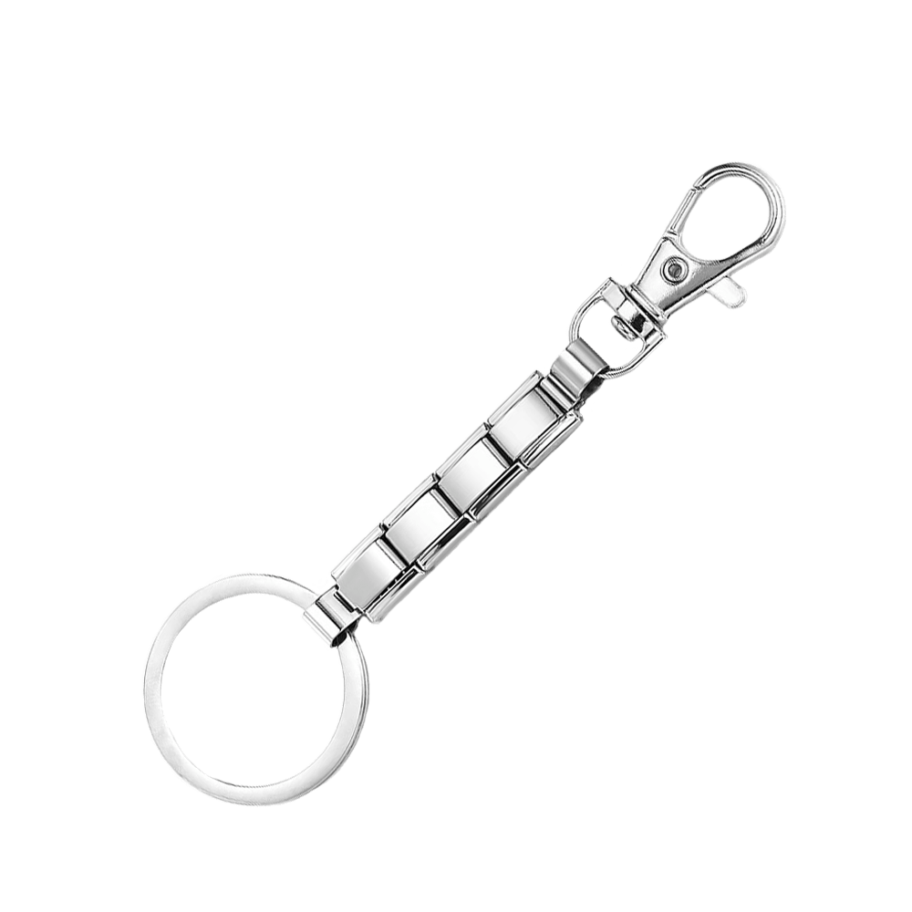 Italian Charm Keychain — Silver [ref:50487467606294]
