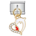 Dangling Dolphin Heart [ref:50487484711190]