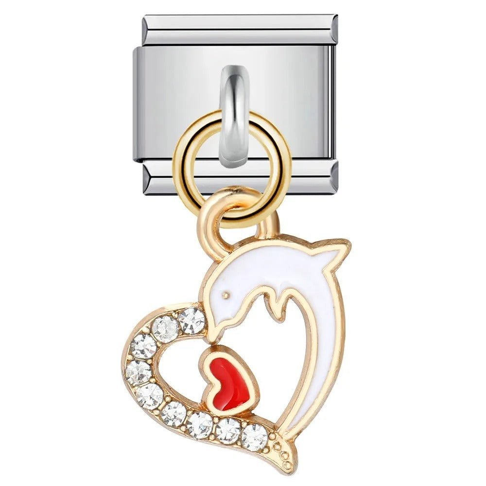 Dangling Dolphin Heart [ref:50487484711190]