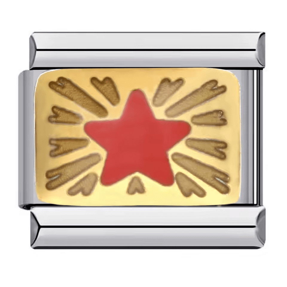 Gold & Red Star [ref:50487494803734]