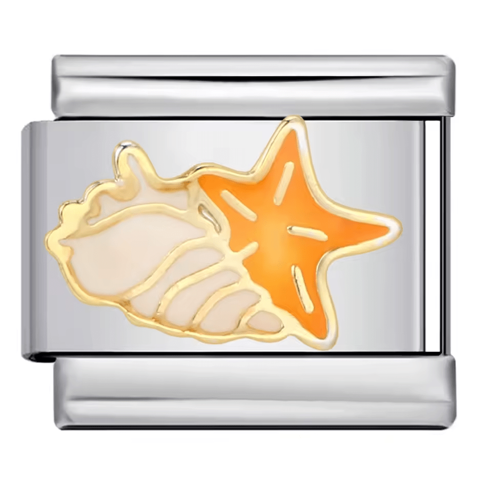 Starfish & Shell — Silver [ref:50487496311062]