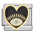 Evil Eye Heart — Silver [ref:50487516299542]