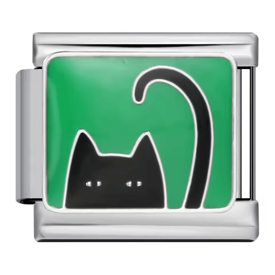 Peeking Cat — Silver [ref:50487545594134]