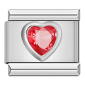 Red Gem Heart — Silver [ref:53268149371158]
