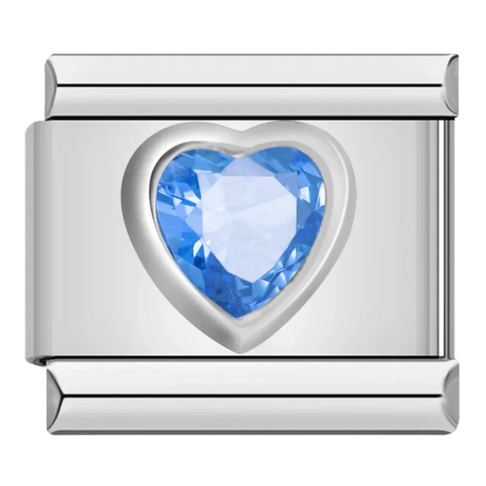 Blue Gem Heart — Silver [ref:53268170670358]