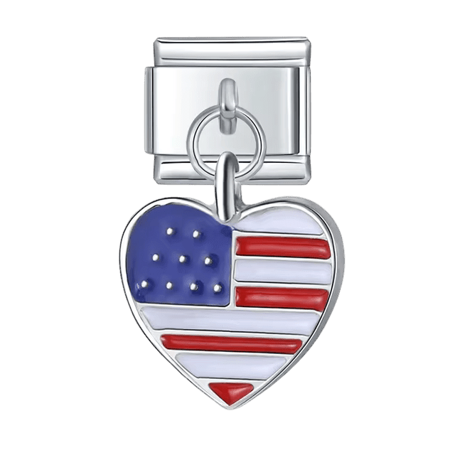 Dangling Heart Flag (United States) [ref:54652796633366]