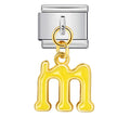 Dangling Letter (M) — Silver [ref:54733559660822]
