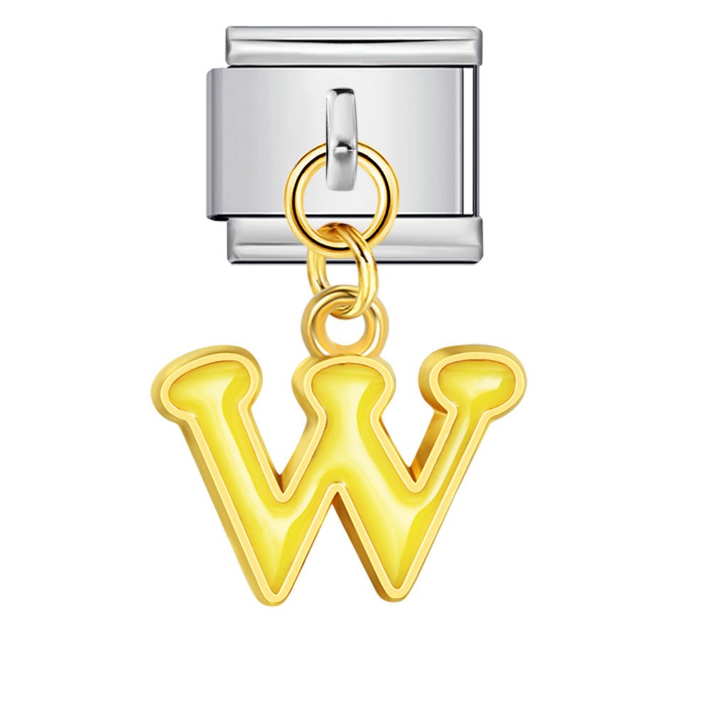 Dangling Letter (W) — Silver [ref:54733652394262]