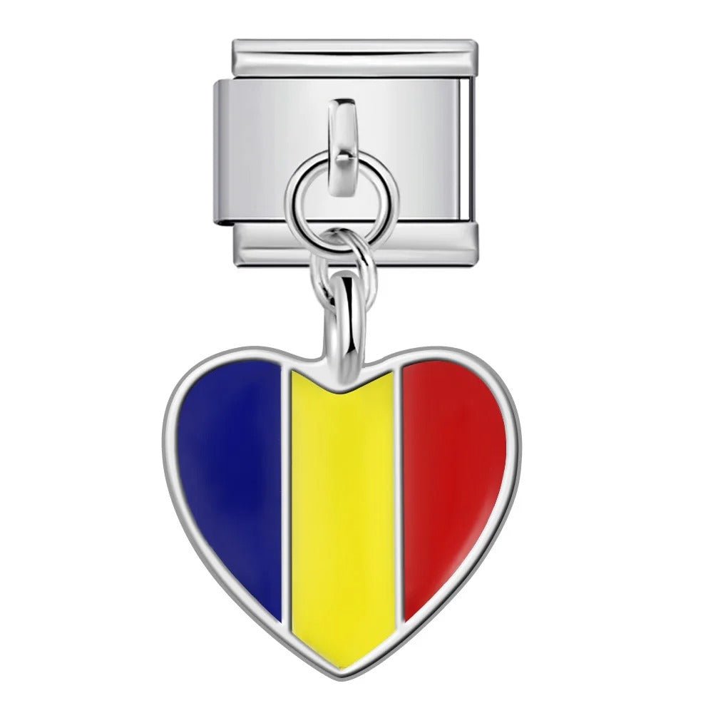 Dangling Heart Flag (Romania) [ref:54821150621974]
