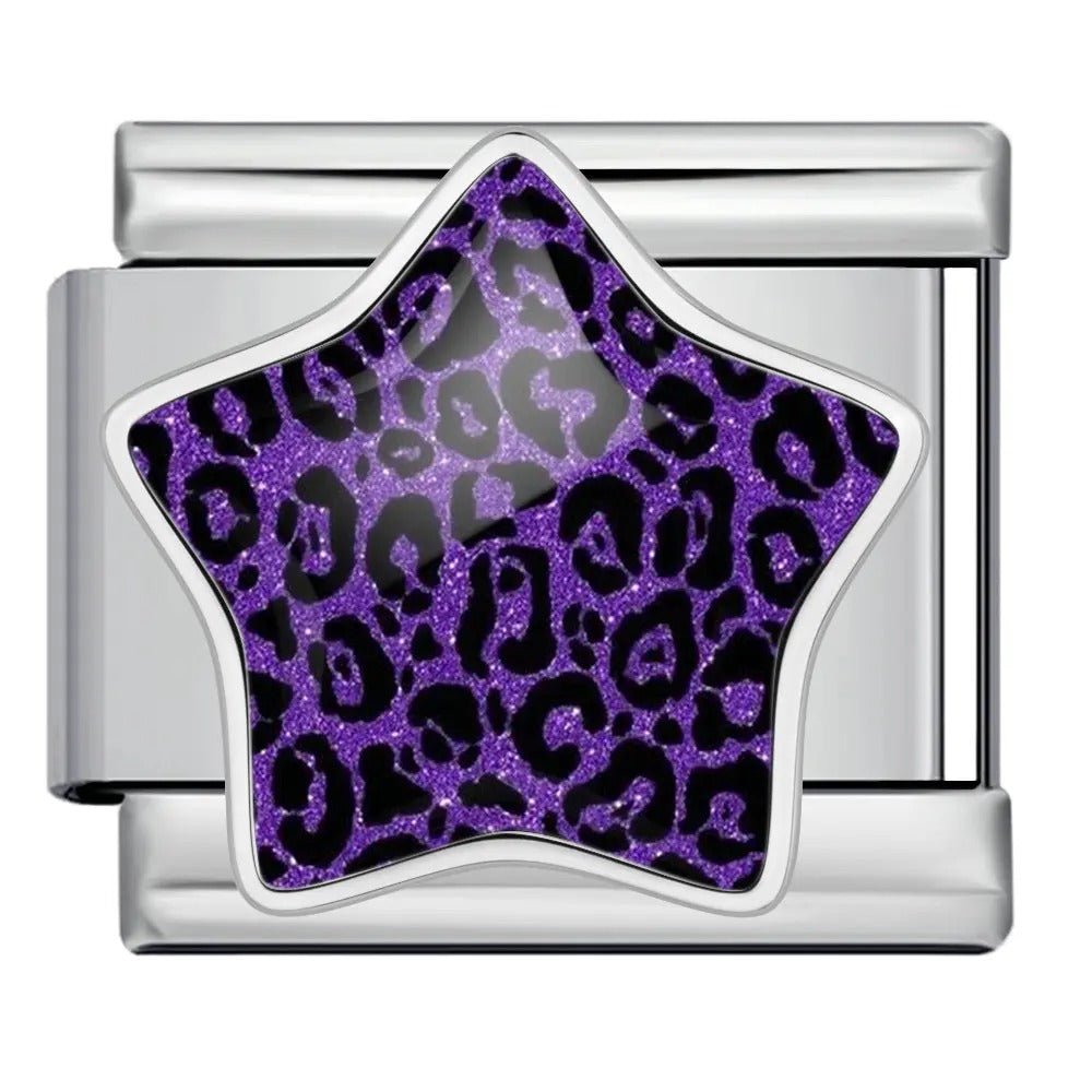 Leopard Print Star — Silver [ref:55158436561174]