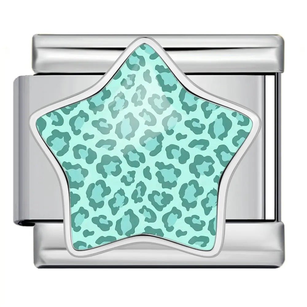 Leopard Print Star — Silver [ref:55158451634454]