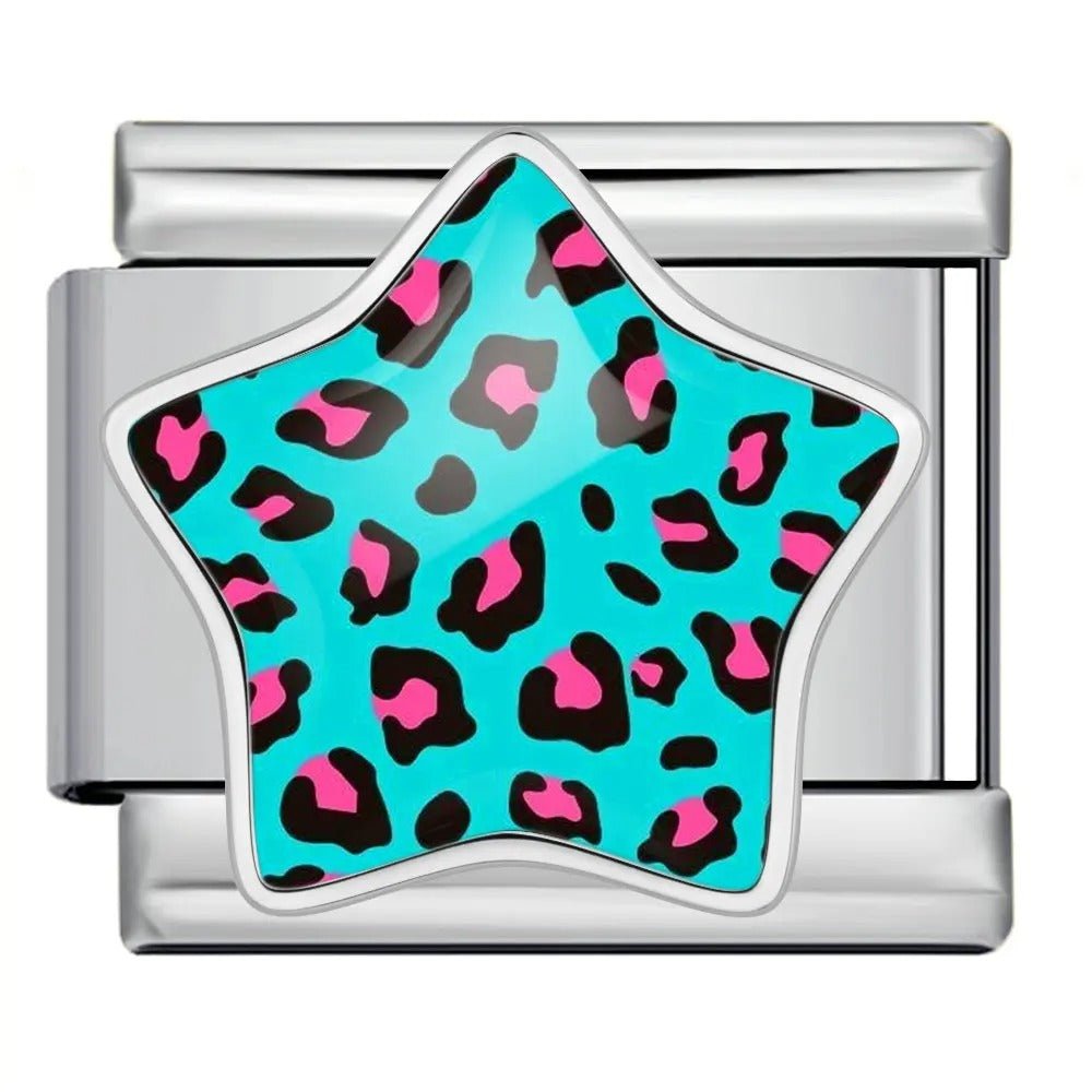 Leopard Print Star — Silver [ref:55158522282262]