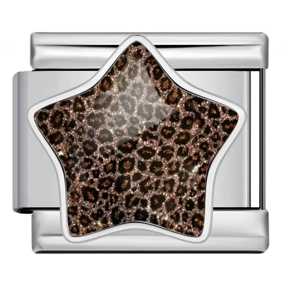 Leopard Print Star — Silver [ref:55158535782678]