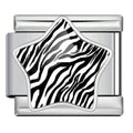 Zebra Print Star — Silver [ref:55158551249174]