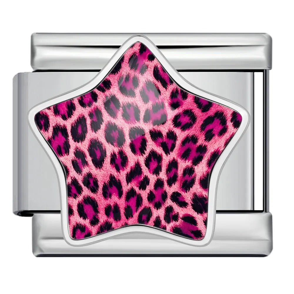 Leopard Print Star — Silver [ref:55158568386838]