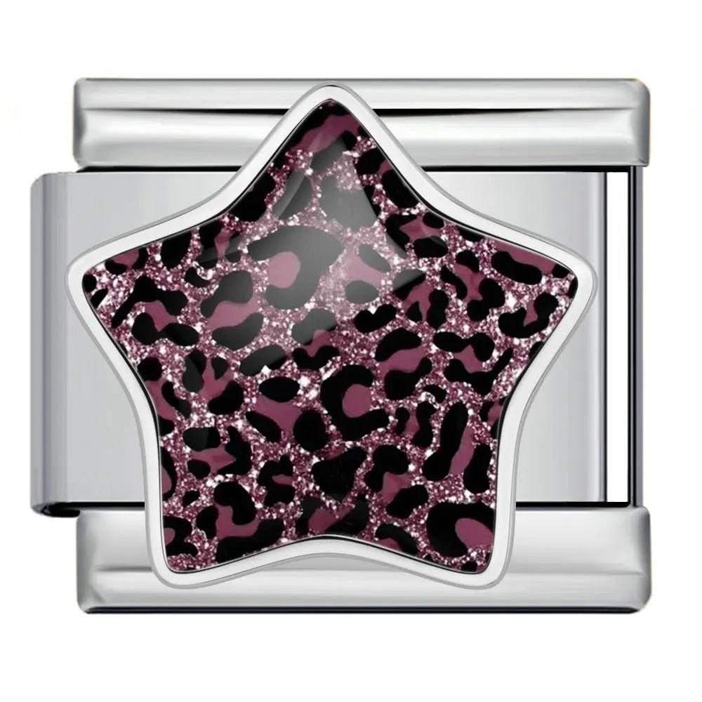 Leopard Print Star — Silver [ref:55158605709590]