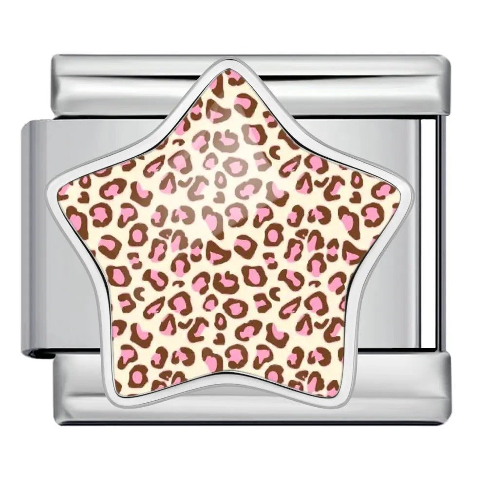 Leopard Print Star — Silver [ref:55158625730838]