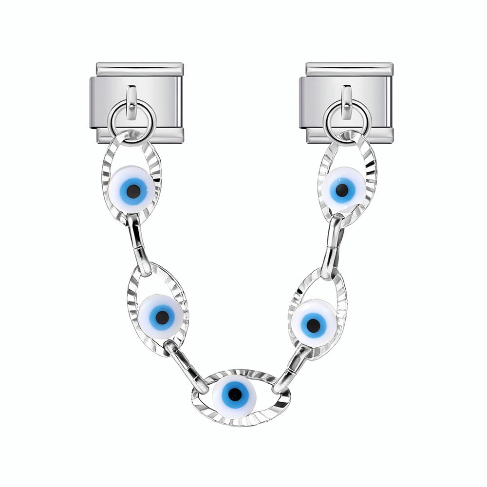 Evil Eye Chain — Silver [ref:55610587873558]
