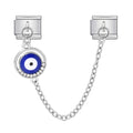 Evil Eye Chain — Silver [ref:55610591117590]