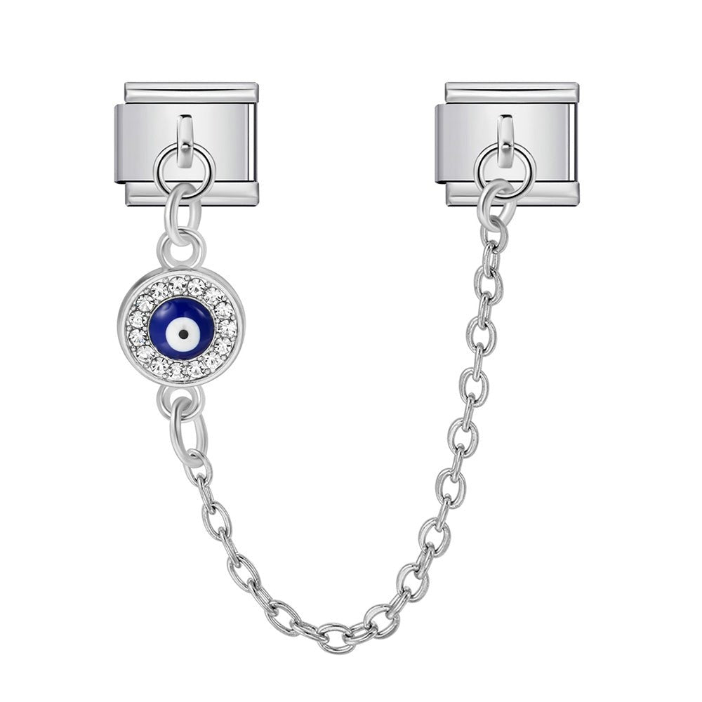 Evil Eye Chain — Silver [ref:55610610221334]