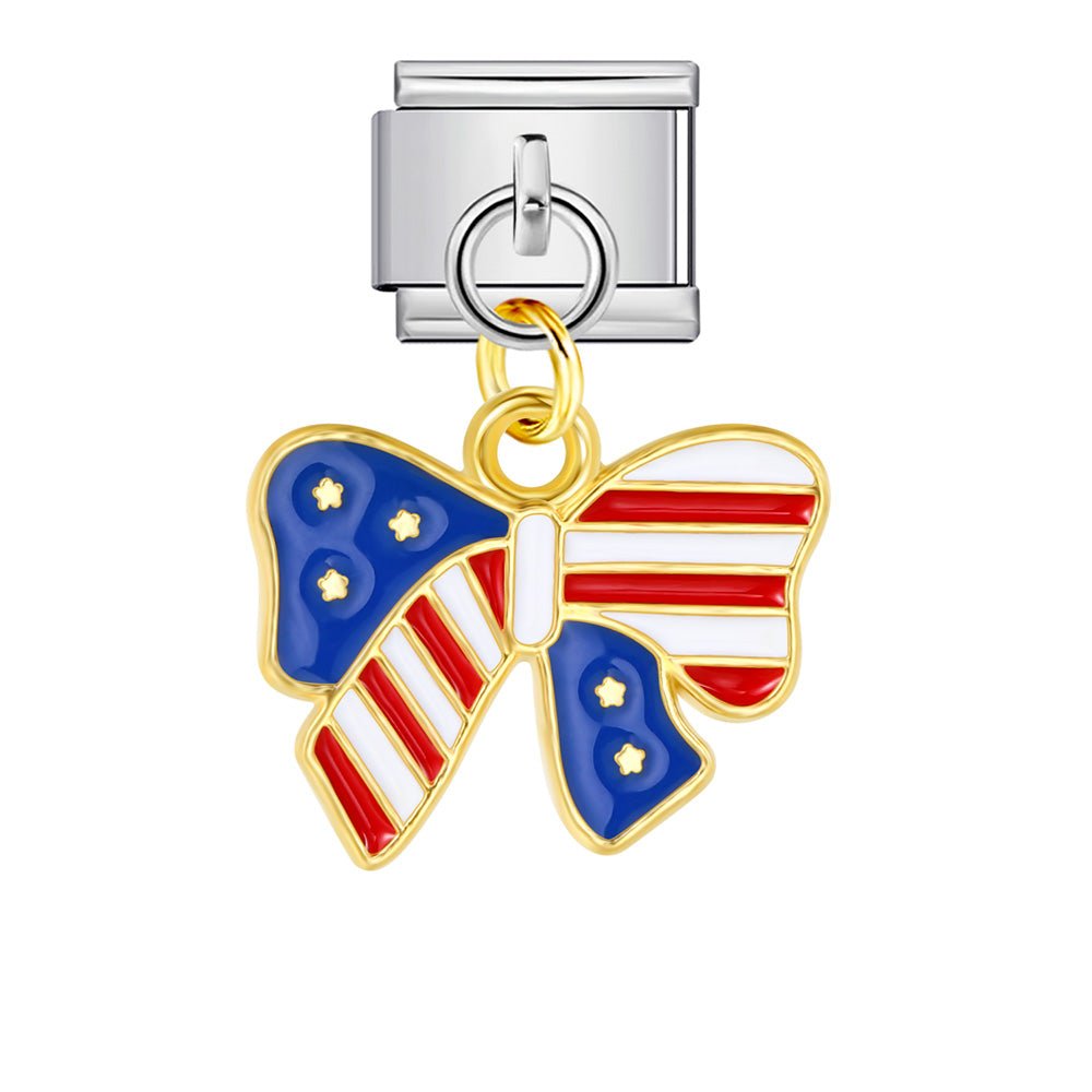 Dangling USA Bow — Silver [ref:55612348858646]