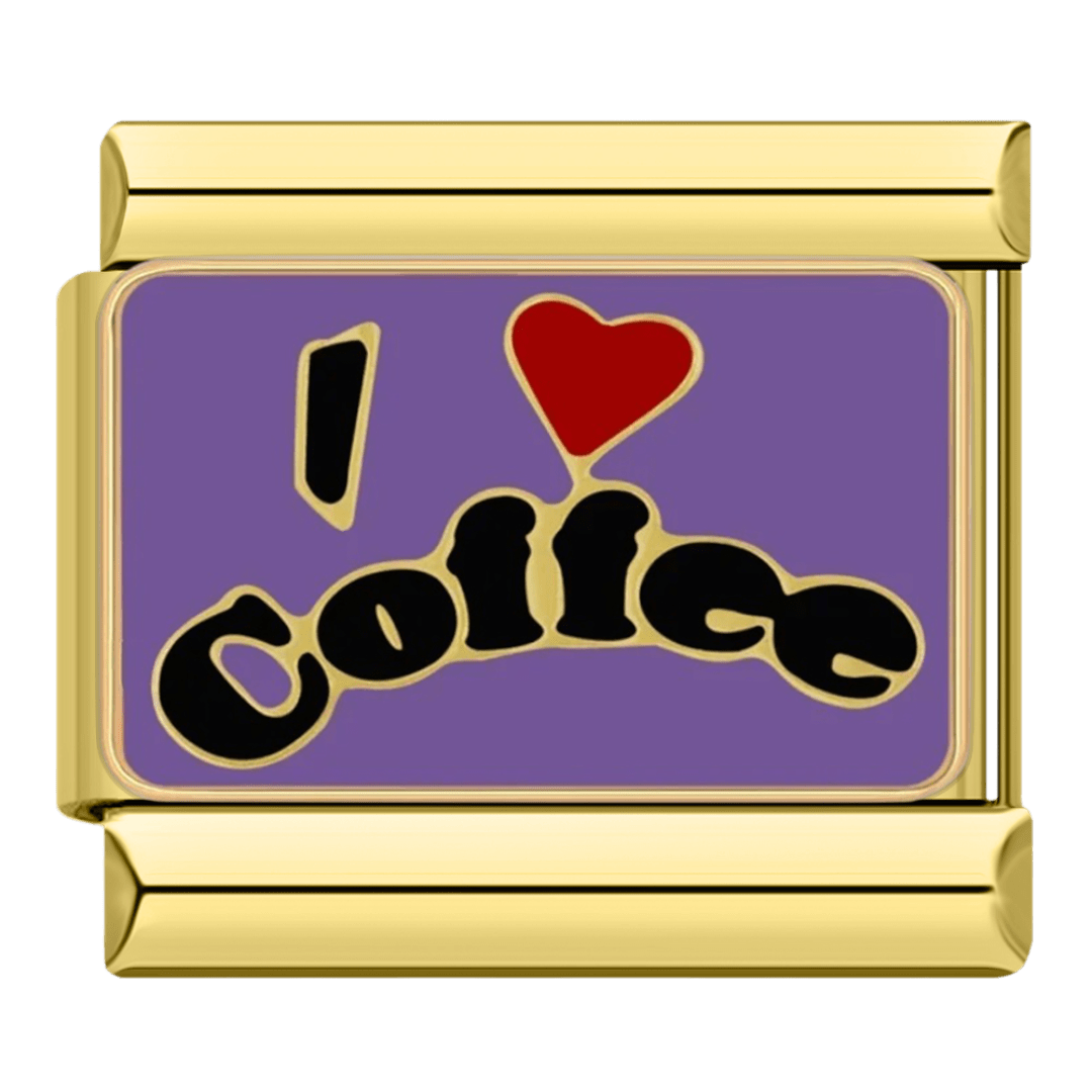 I <3 Coffee — Gold [ref:50487376806166]