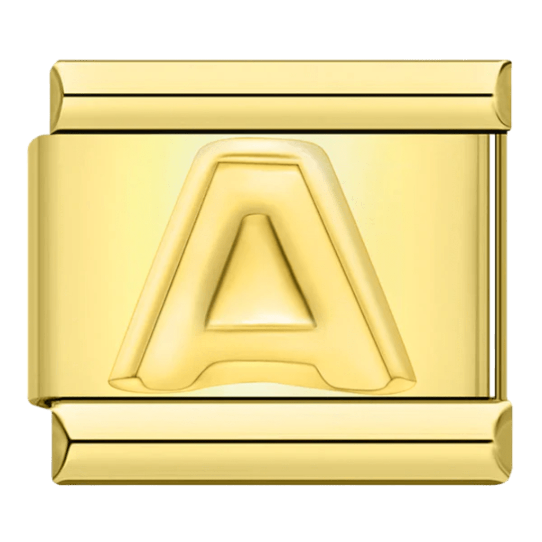 Letter (A) — Gold [ref:50487413834006]
