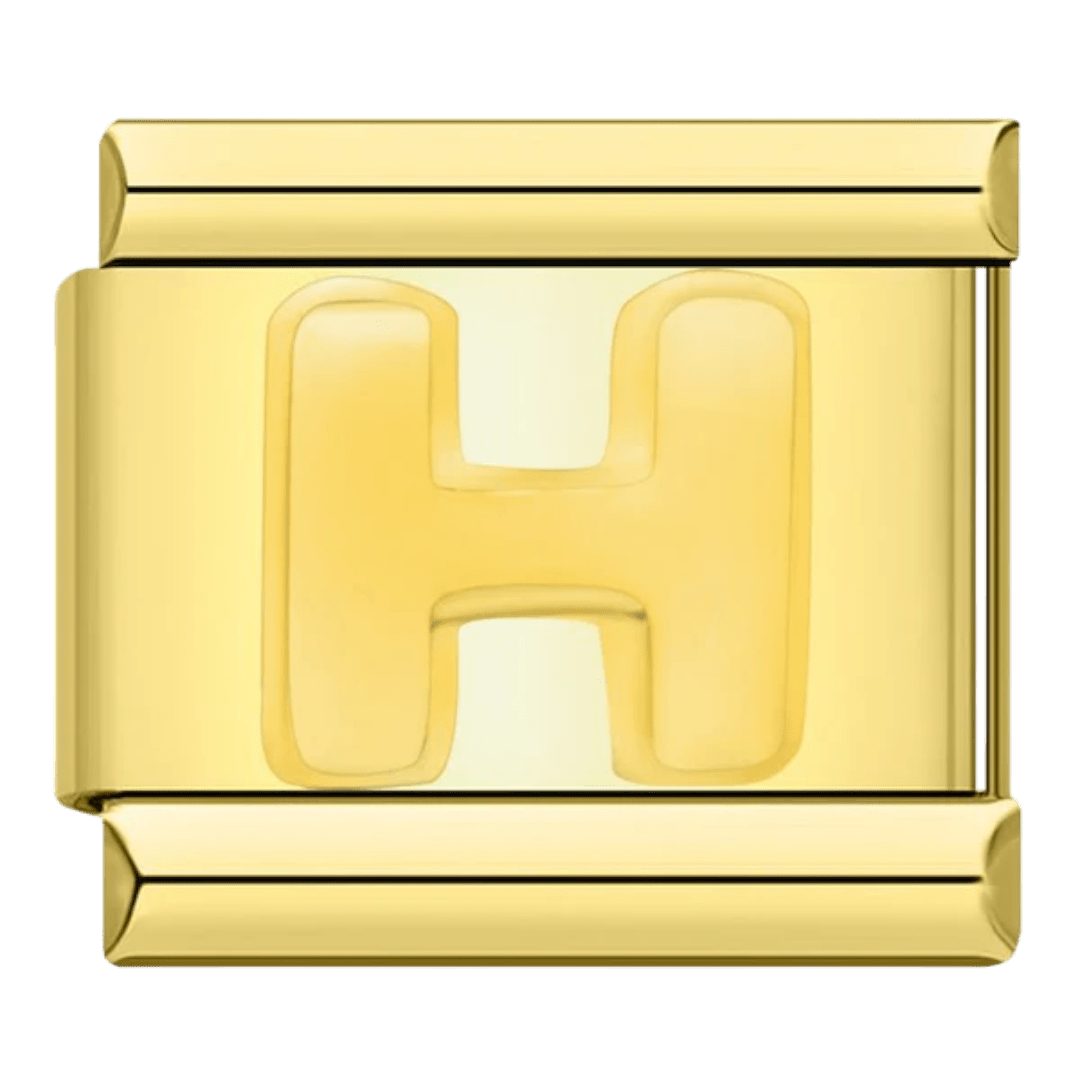 Letter (H) — Gold [ref:50487415046422]