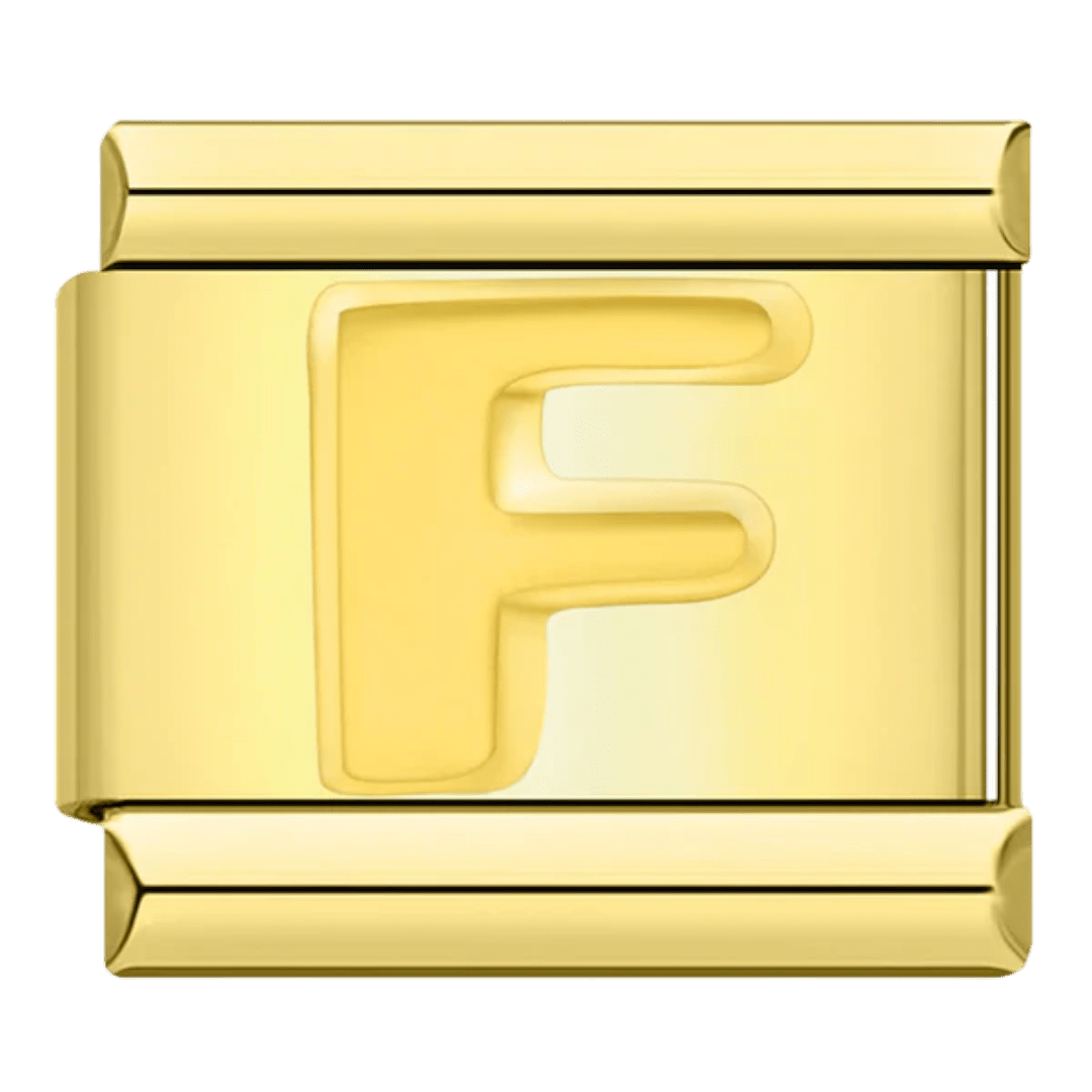 Letter (F) — Gold [ref:50487415308566]