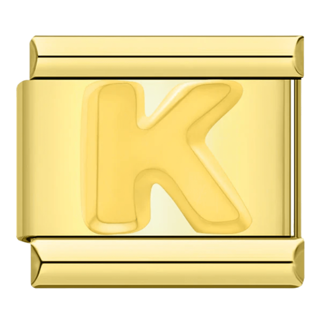 Letter (K) — Gold [ref:50487416848662]