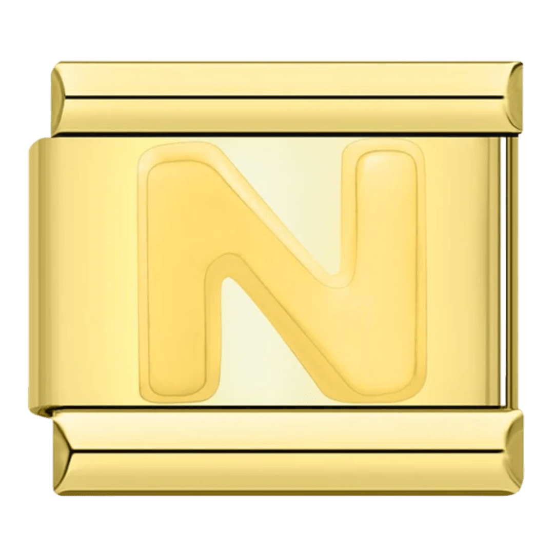 Letter (N) — Gold [ref:50487416881430]