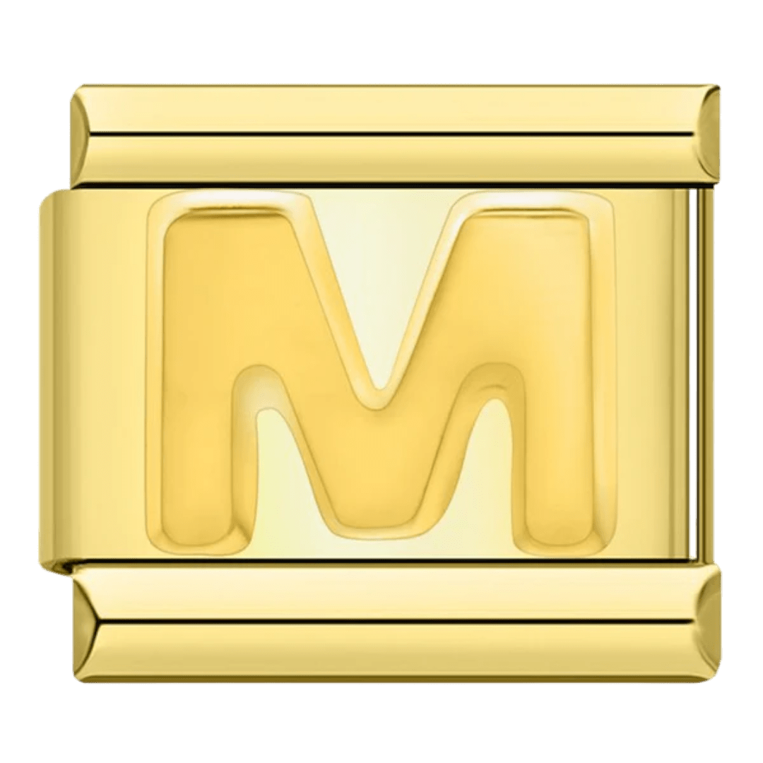 Letter (M) — Gold [ref:50487416946966]