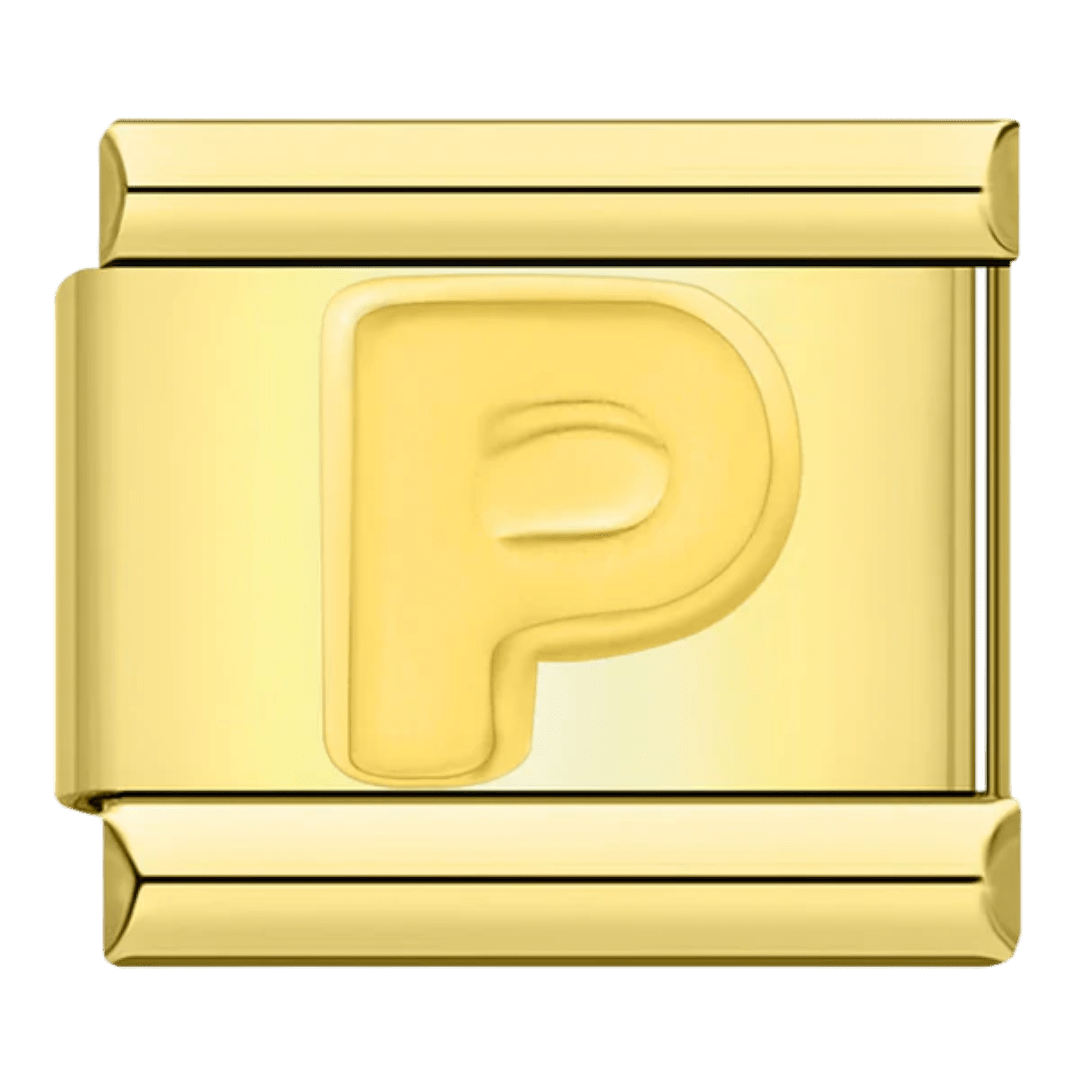 Letter (P) — Gold [ref:50487418126614]