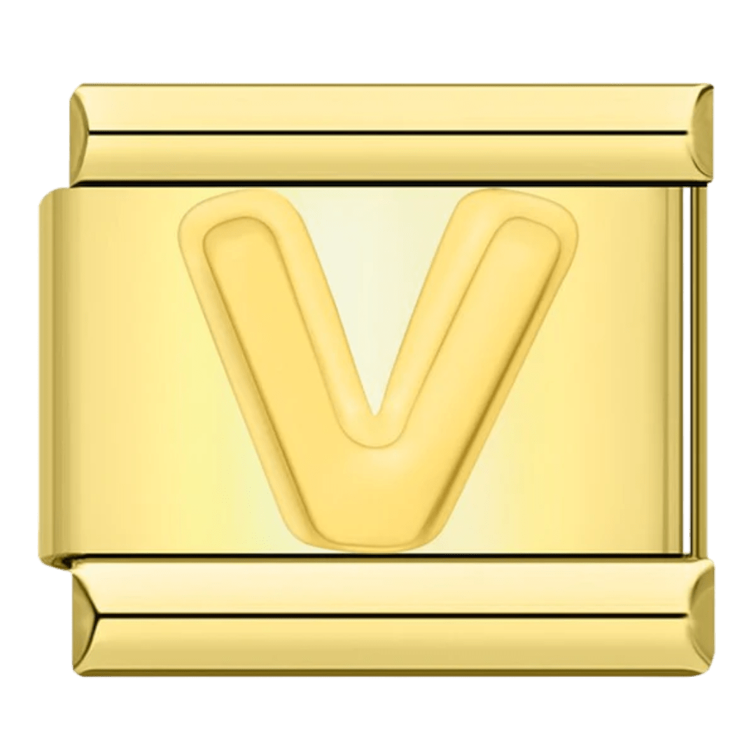 Letter (V) — Gold [ref:50487419568406]