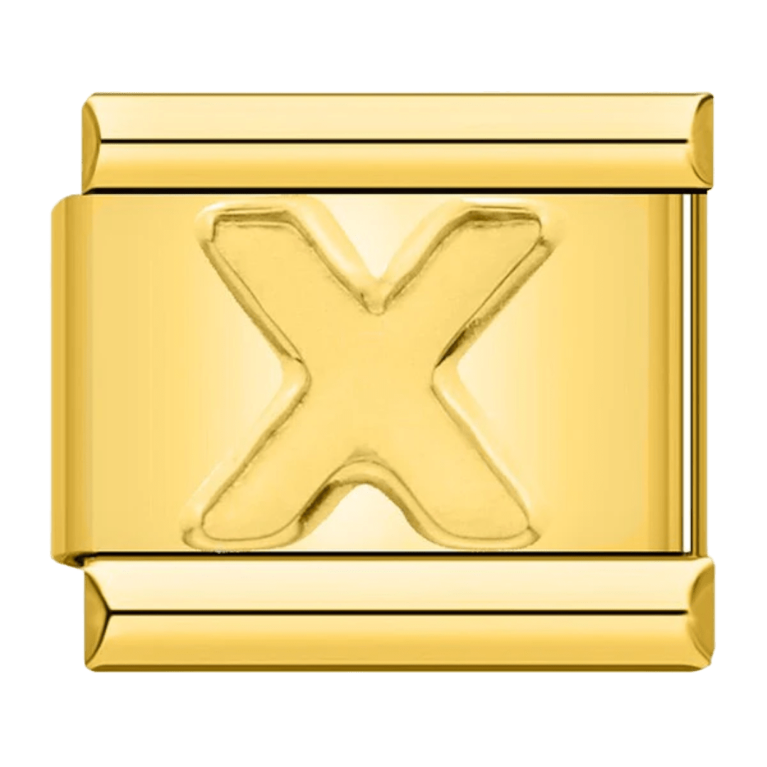 Letter (X) — Gold [ref:50487419699478]