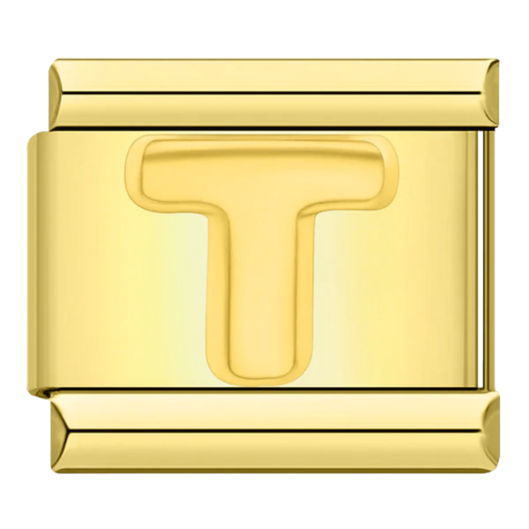 Letter (T) — Gold [ref:50487419732246]