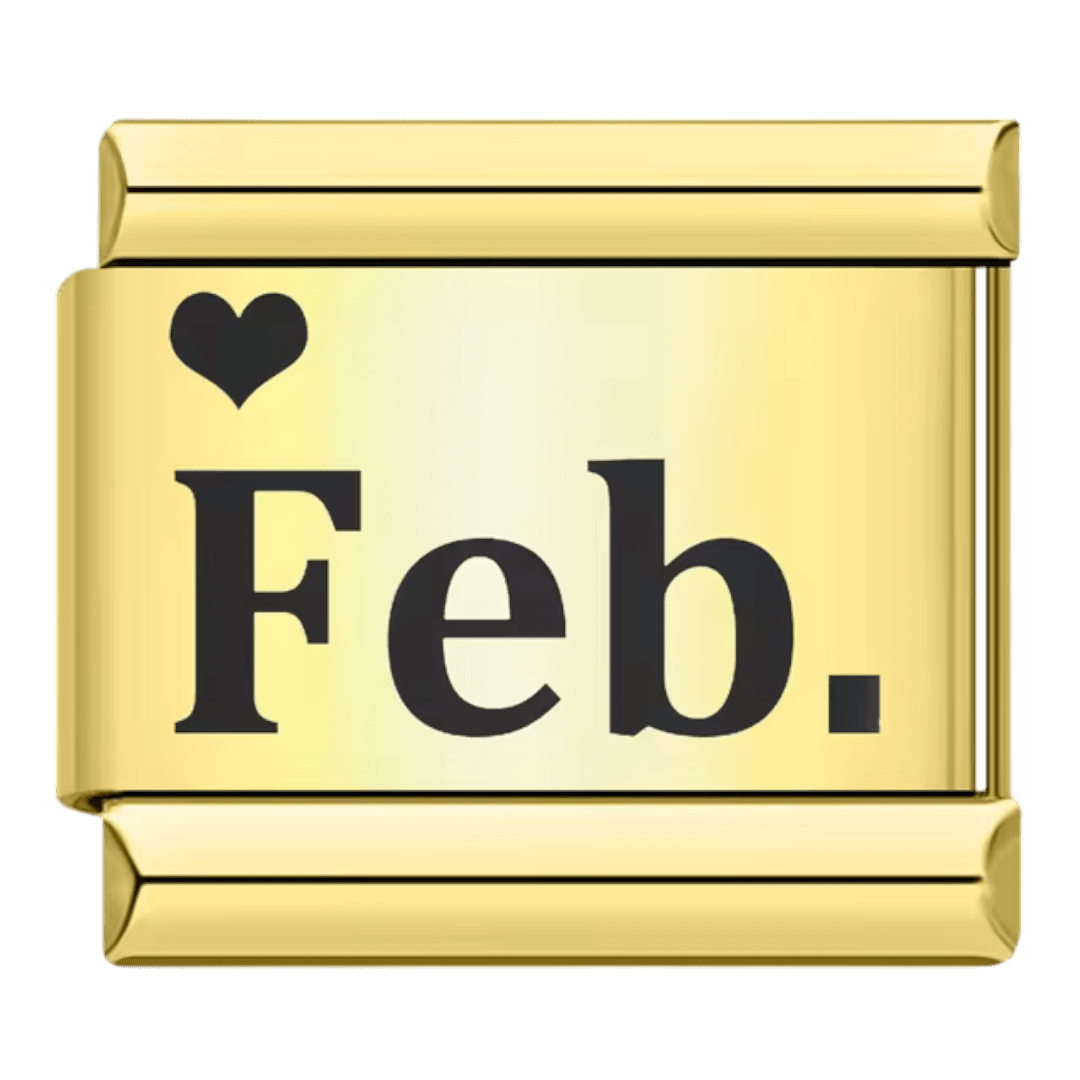 Month (Febuary) — Gold [ref:50487427498262]
