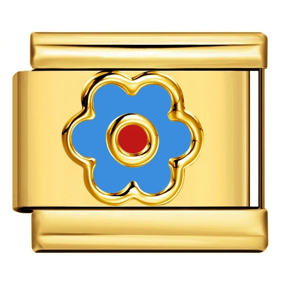 Blue Flower — Gold [ref:50487530127638]