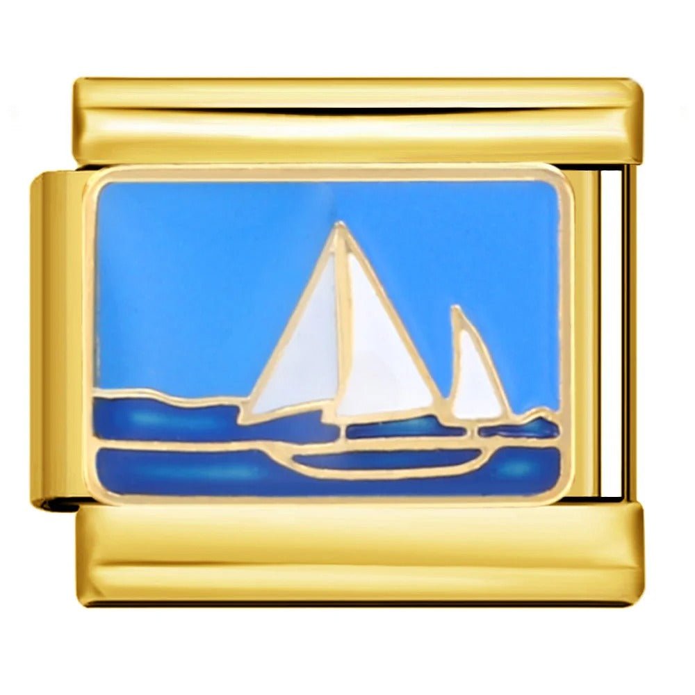 Sailboat — Gold [ref:50487635935510]