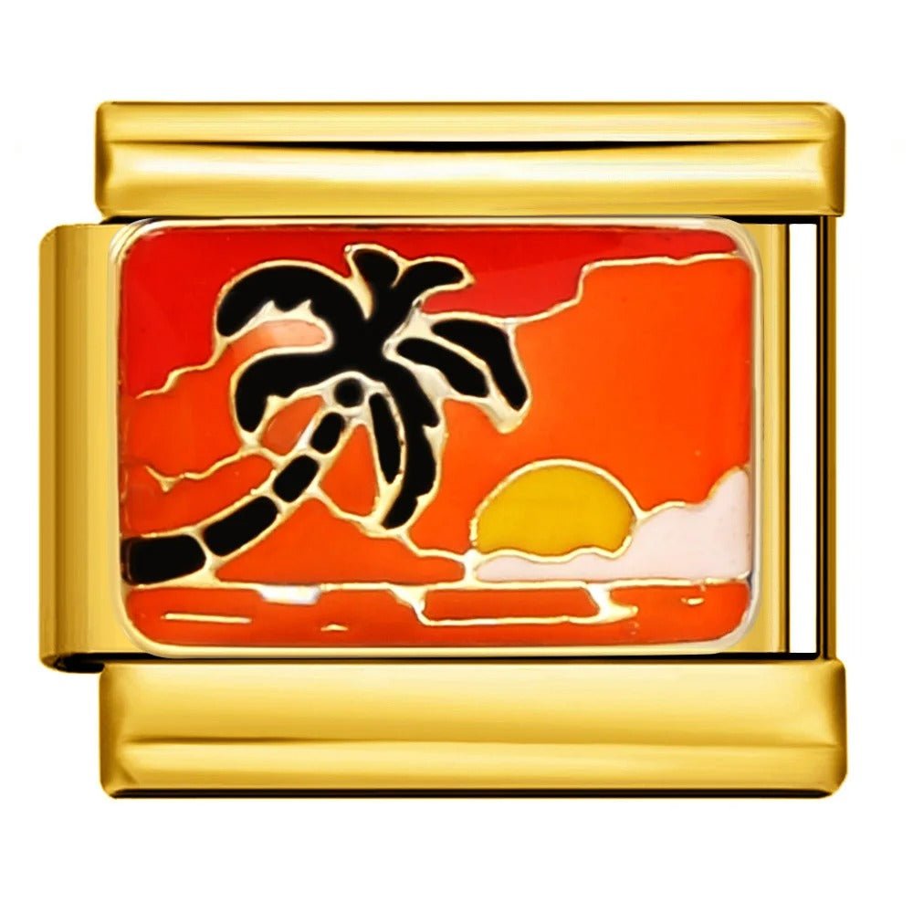 Palm Sunset — Gold [ref:50565235507478]