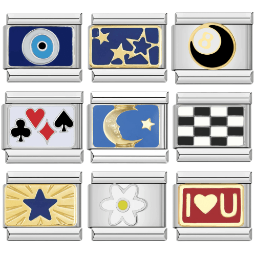 9x Viral Charms Bundle — Silver [ref:51845647859990]