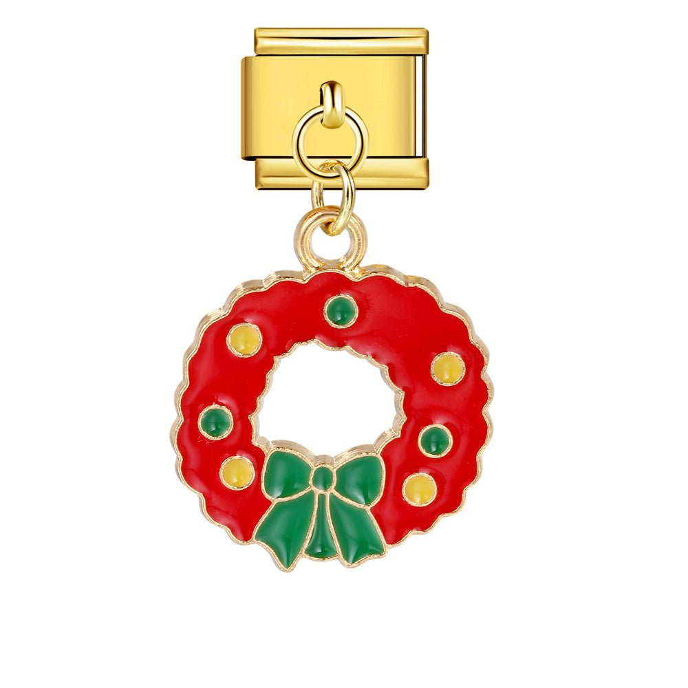 Dangling Red Wreath — Gold [ref:53268009812246]