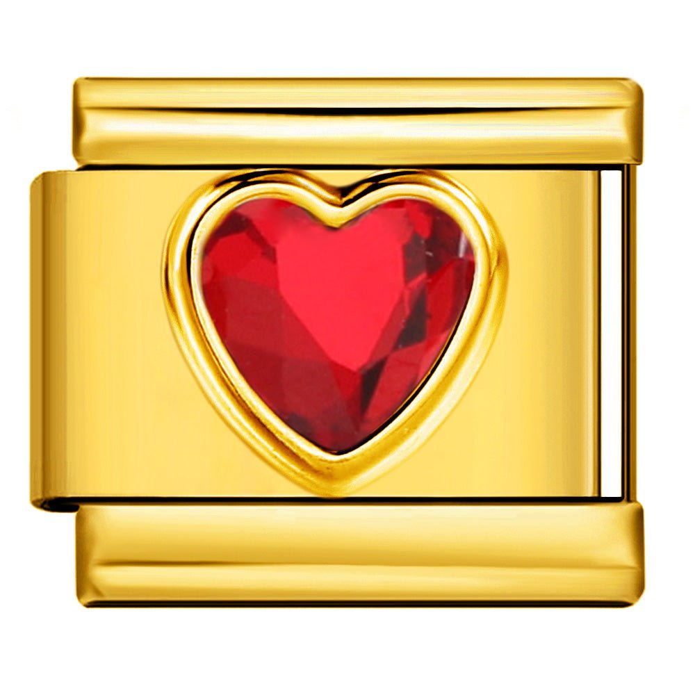 Red Gem Heart — Gold [ref:53268149731606]