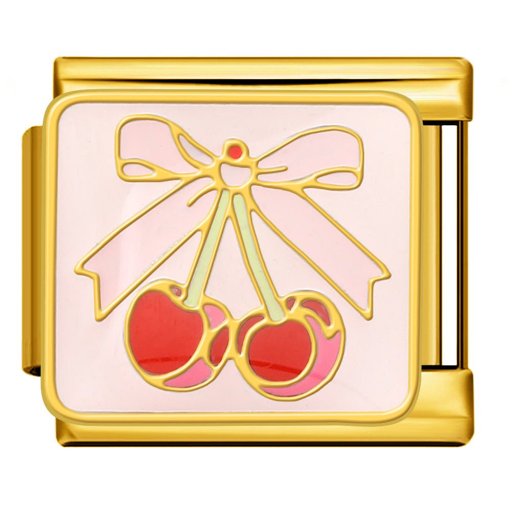 Cherry Bows — Gold [ref:53435416314134]