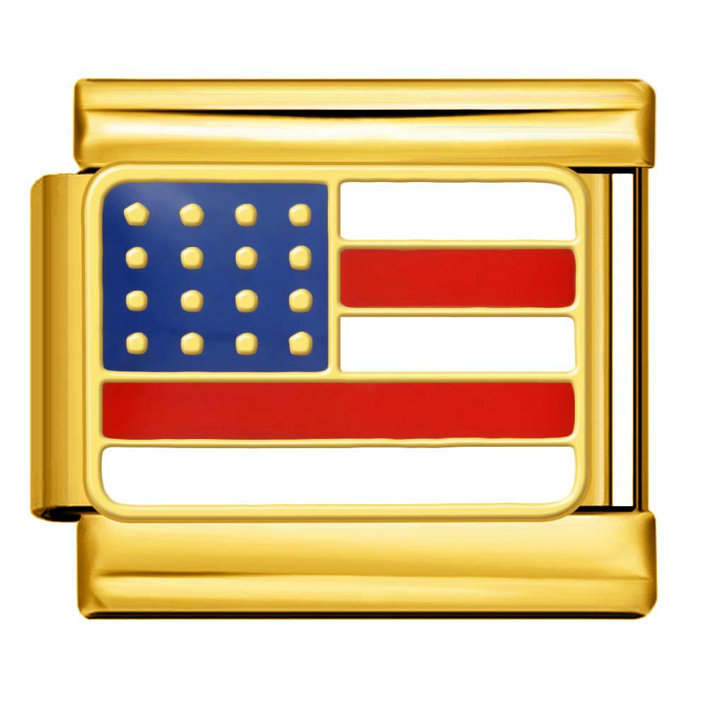 Flag (United States) — Gold [ref:53435569209622]