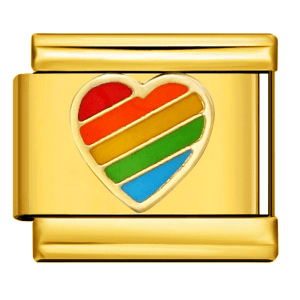 Rainbow Heart — Gold [ref:54345706504470]